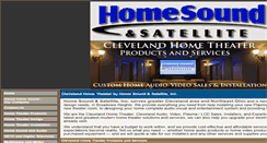 Desktop Screenshot of homesound.com