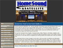 Tablet Screenshot of homesound.com